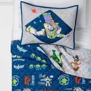 Disney Pixar Toy Story double-sided Quilt, Pillow Sham + Flat sheet